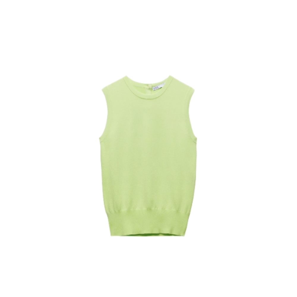 Zara sleeveless knit top